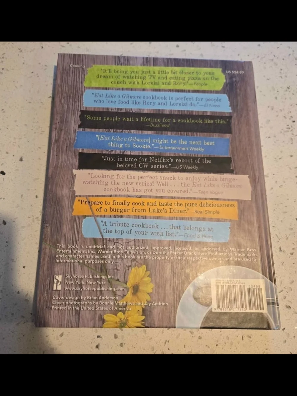 Eat Like a Gilmore Cookbook